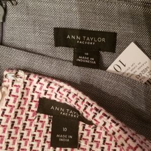 2 Ann Taylor Womens Pencil Skirts Size 10. NWT Lot of 2.